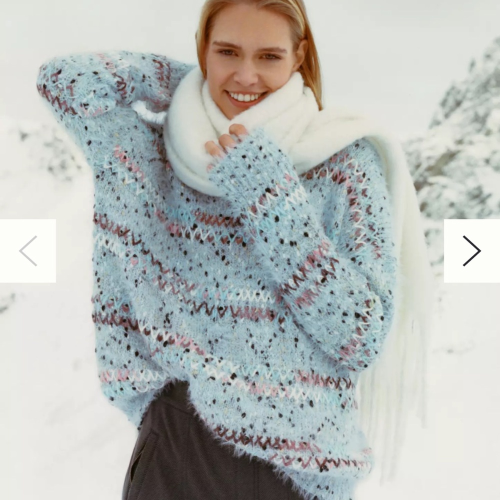 Raga for Anthropologie Darla‎ Speckled Eyelash sweater. Never  worn. 168 retail